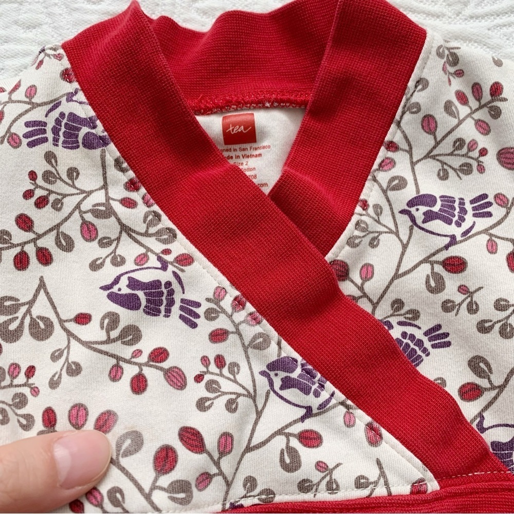 Tea Collection Wrap Neck Dress - Picture 4 of 4